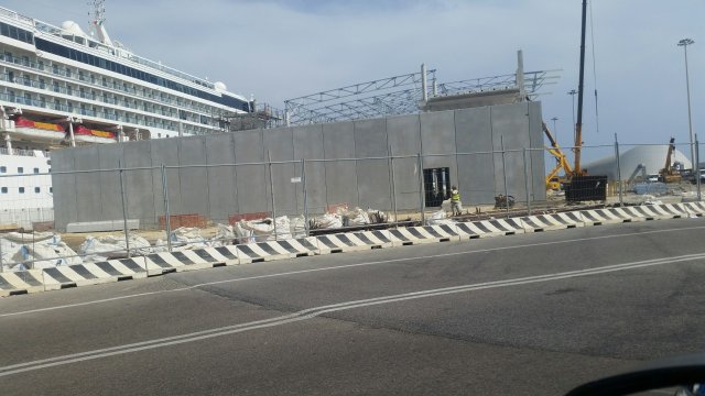 new cruise terminal external walls august 2017 4